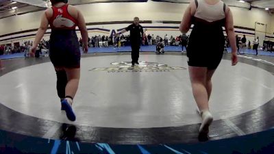207 lbs Quarterfinal - Ember Marriott, Rochester Christian vs Nikkiah Smith, Hiram College
