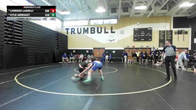 157 lbs Consi Of 4 - Lorenzo Lanzilli, Ridgefield vs Kyle Amirault, Glastonbury