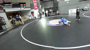 Cons. Semis - Amber Farr, Norwalk High School Wrestling vs Jaelyn White, Yuba City High School Wrestling