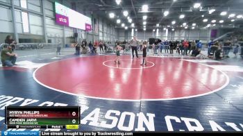 60-60 lbs Round 3 - Myryn Phillips, Mat Rats Rebooted Wrestling vs Camden Jarvi, Deer Park Ironman WC