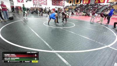 175 lbs Cons. Round 3 - Korey Hall, Long Beach Wilson vs Myles Navarro, Temescal Canyon