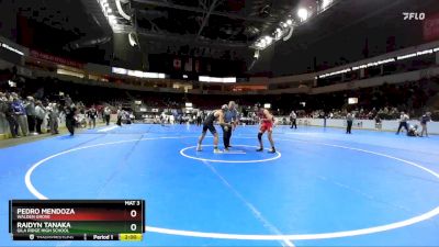 138 lbs Semifinal - Pedro Mendoza, Walden Grove vs Raidyn Tanaka, Gila Ridge High School