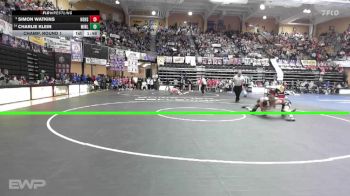 126 lbs Champ. Round 1 - Simon Watkins, Hoxie HS vs Charlie Klein, Minneapolis Lions