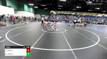 120 lbs Round Of 64 - Curtis Duren, GA vs Brady Joling, PA