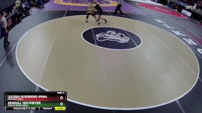 Cons. Round 2 - Kendall Holtmeyer, Omaha Bryan Girls vs Julissa Guerrero-Pena, Fremont Girls