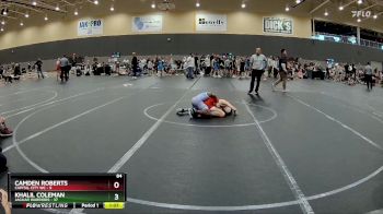 84 lbs Round 2 - Camden Roberts, Capital City WC vs Khalil Coleman, Jaguar Warriors