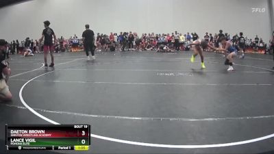 85 lbs Quarterfinal - Lance Vigil, Pomona Elite vs Daeton Brown, Shelton Wrestling Academy