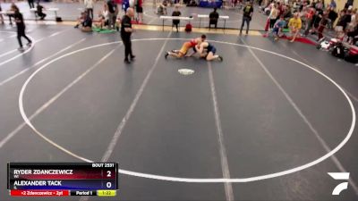 165 lbs Cons. Round 5 - Ryder Zdanczewicz, WI vs Alexander Tack, IL