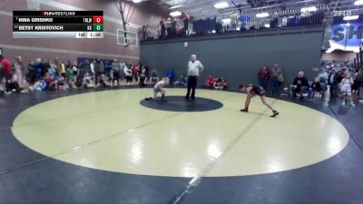 73 lbs Champ. Round 1 - Nina Grishko, Team Real Life Wrestling vs Betsy Kristovich, Kuna Klub