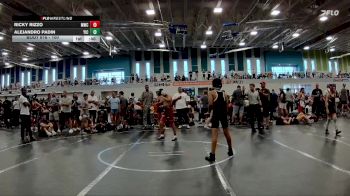 100 lbs Semifinal - Ricky Rizzo, Miami Wrestling Club vs Alejandro Padin, Youth Impact Center