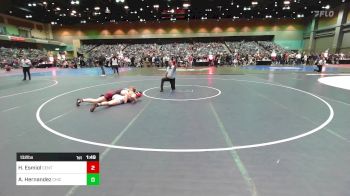 132 lbs Quarterfinal - Hallie Esmiol, Centennial vs Aliyhanna Hernandez, Chico