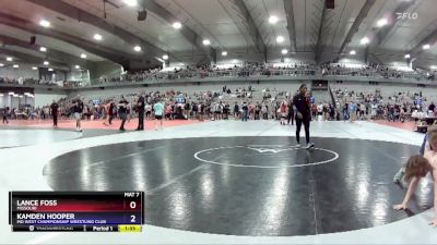 138 lbs Champ. Round 2 - Lance Foss, Missouri vs Kamden Hooper, MO West Championship Wrestling Club