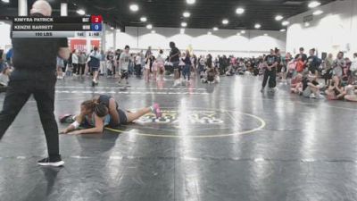190 lbs 3rd Place - Kimyra Patrick, Mat Demon Girls Blue - GK12E vs Kenzie Barrett, Black Mambas - GK12E