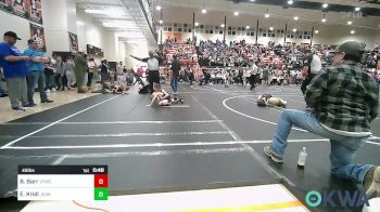 46 lbs Consolation - Bodie Barr, Verdigris Youth Wrestling vs Elijah Kroll, Jenks Trojan Wrestling Club