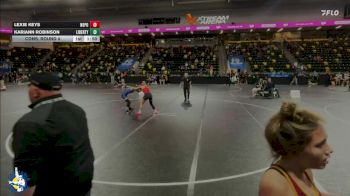 110 lbs Cons. Round 4 - Kariann Robinson, Liberty vs Lexie Keys, North Polk
