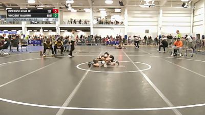 68 lbs Consi Of 16 #2 - Derrick King Jr, Top Flight Wr Ac vs Vincent Balkun, None