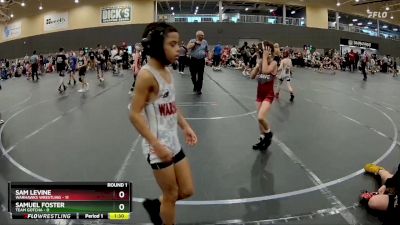 56 lbs Round 1 (6 Team) - Sam Levine, Warhawks Wrestling vs Samuel Foster, Team Gotcha