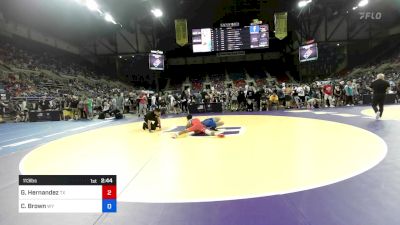 113 lbs Rnd Of 128 - Geronimo Hernandez, TX vs Caleb Brown, WY