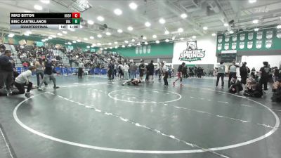 138 lbs Quarterfinal - Niko Bitton, Hoover vs Eric Castellanos, Walnut