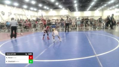 43 lbs Consi Of 8 #2 - Kiah Alcon, Stout Wr Acd vs Kekoa Sheldahl, Mantanona TC