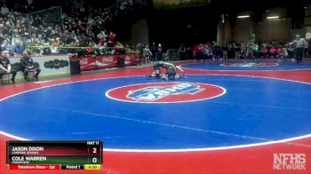 6A-106 lbs Cons. Semi - COLE WARREN, Creekview vs Jason Dixon, Lakeside (Evans)