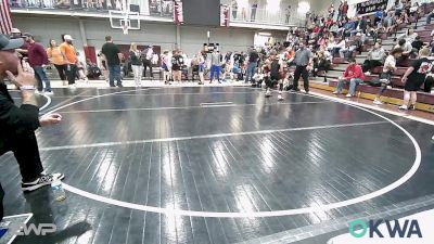 76 lbs Rr Rnd 4 - Ty Burns, Morrison Takedown Club vs Jett Manion, Cushing Tigers