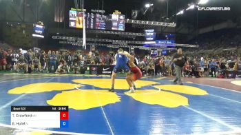 132 lbs Rnd Of 64 - Trey Crawford, Missouri vs Ezekiel Hulet, Illinois