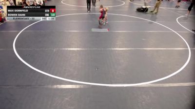 Elementary - 52 lbs Bowen Dahn, Simley vs Max Dornfeld, St Francis