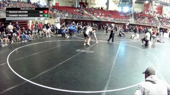 195 lbs Champ. Round 2 - Teagan Richter, Oakland-Craig Wrestling Club vs Conner Weaver, Roughriders