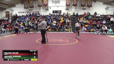 235 lbs Semifinal - Deionna Borders, Berea Midpark vs Malana Miller, Bixby