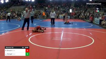 43 lbs Prelims - Ryker Brown, Bixby Wrestling Club vs Jacob Rangel, Tulsa Blue-T Panthers