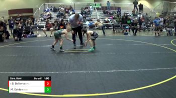 53 lbs Cons. Semi - Brady Bellavia, Donahue Wrestling Academy vs Maxwell Golden, Bay County