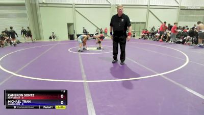 113 lbs Placement Matches (16 Team) - Cameron Sontz, New Jersey vs Michael Tran, Kansas Red