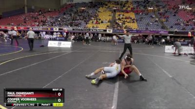 165 lbs Placement Matches (16 Team) - Paul Ognissanti, Pennsylvania vs Cooper Voorhees, Wyoming