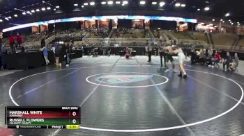 157 lbs Cons. Round 6 - Russell Flowers, Colquitt County vs Marshall White, Suwannee