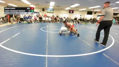 215 lbs Champ. Round 2 - Danny Rodriguez Venegas, Victor Valley vs Reign Curiel, Mountain View (Mesa) High School