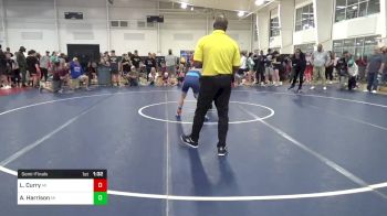 110-J lbs Semifinal - Lane Curry, MI vs Antonius Harrison, MI