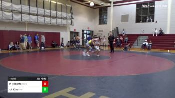 145 lbs Consi Of 8 #2 - Pearce Roberts, Bishop Lynch High School vs Jedidiah Kim, St. Mark's School Of Texas