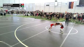 52 lbs Consi Of 8 #2 - Roman Rosales, Tucson Cyclones vs Arrow Stam, DUB Wrestling