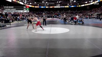 6A 113 lbs Cons. Round 2 - Kyler Beams, Ridgevue vs Luther Lawley, Boise