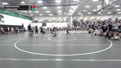 60 lbs Semifinal - Coleman Nuss, Immortal Athletics WC vs Preston Michael, Immortal Athletics WC
