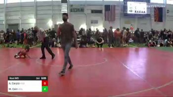 86 lbs Quarterfinal - Josiah De Alba, Tuff Kidz vs Jordon Larson, Mat Sense