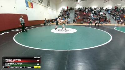 190 lbs Cons. Round 2 - Parker Copping, Thunder Basin vs Darren Calhoun, Pinedale