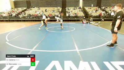 150-H2 lbs Semifinal - Antonio Cedeno, RedNose Wrestling School vs Alvin Mercader, North Bergen