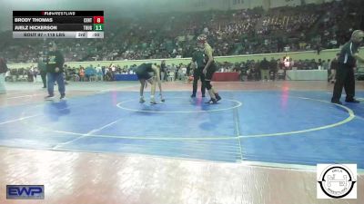 118 lbs Consi Of 64 #2 - Jackson Stuart, Mustang Middle School vs Riley Watt, Poteau