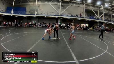 64 lbs Round 1 (6 Team) - Vincent McQuone, Yale Street vs Jase Wimer, Junior Terps