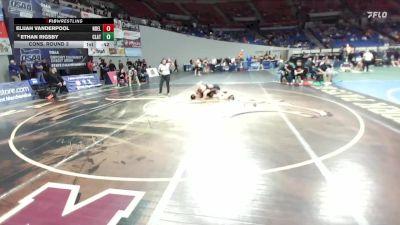 2A/1A Boys 165 Cons. Round 3 - Ethan Rigsby, Clatskanie Boys vs Elijah Vanderpool, North Douglas/Elkton Boys