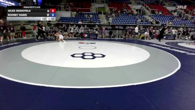 190 lbs Cons. Rd Of 64 - Jules Deshotels, LA vs Rodney Sabin, UT