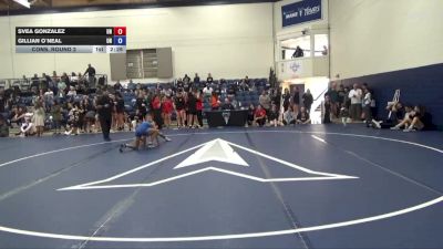 124 lbs Cons. Round 2 - Svea Gonzalez, Unattached vs Gillian O`Neal, Unattached