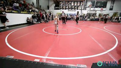 52 lbs Consi Of 4 - Hudson Hughes, Claremore Wrestling Club vs Hudson Vanover, Salina Wrestling Club